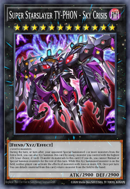 Super Starslayer TY-PHON - Sky Crisis - RA04-EN072 - Super Rare - NM