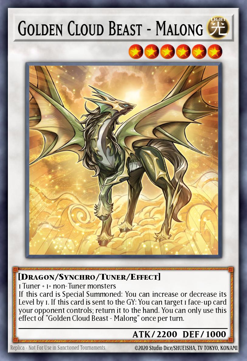 Golden Cloud Beast - Malong - CYAC-EN082 - Common - NM