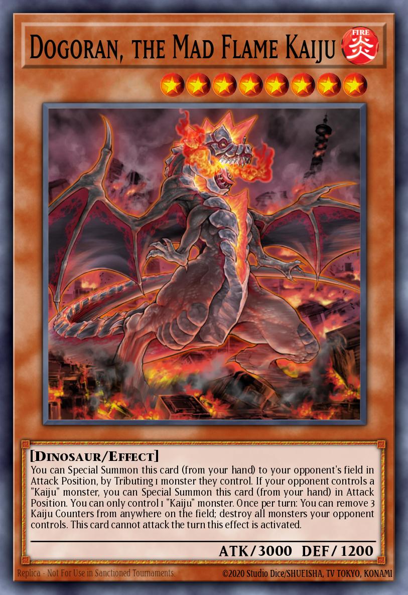 Dogoran, the Mad Flame Kaiju - SGX2-EN008 - Secret Rare - NM
