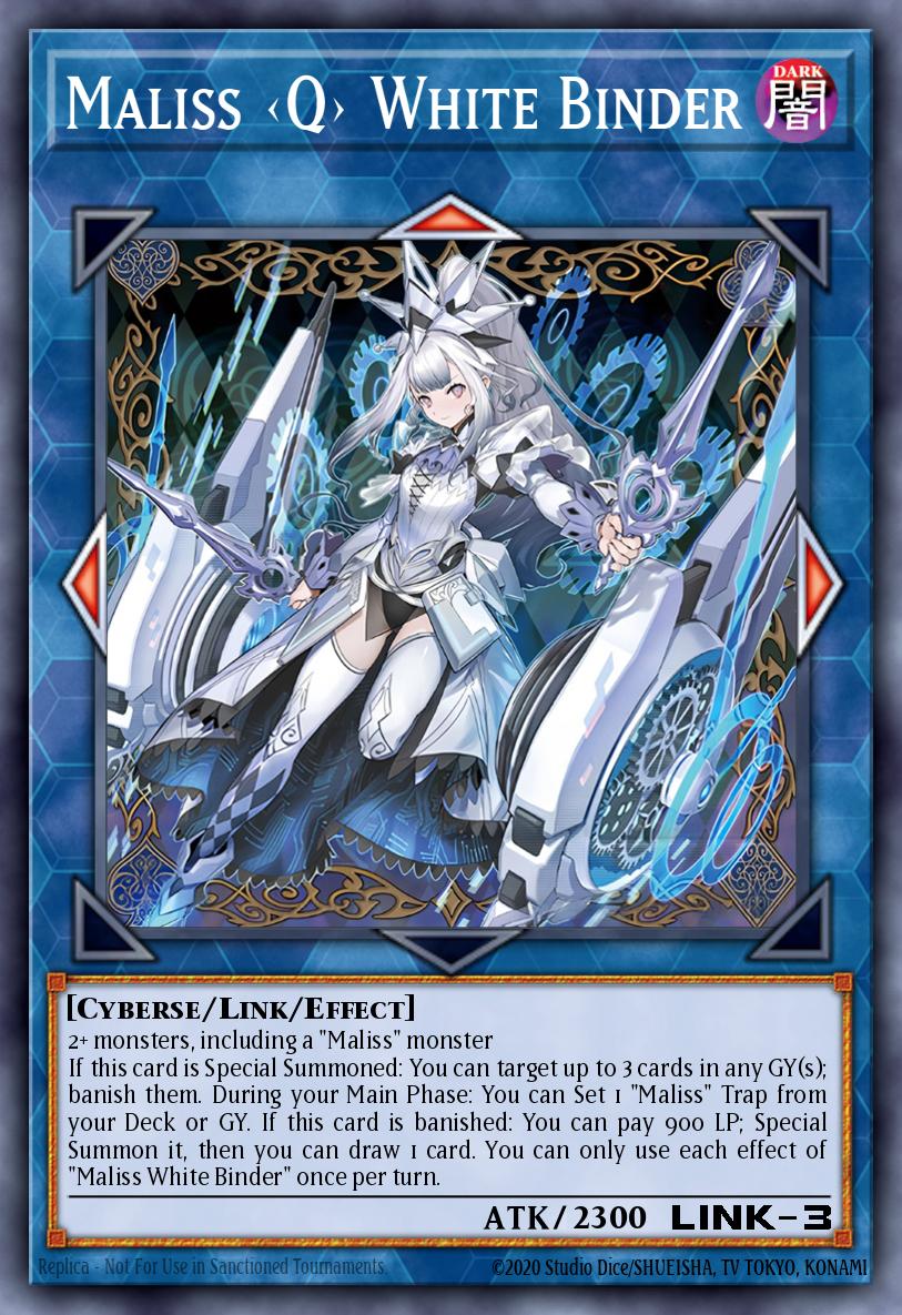Maliss Q White Binder - CRBR-EN019 - Super Rare - NM