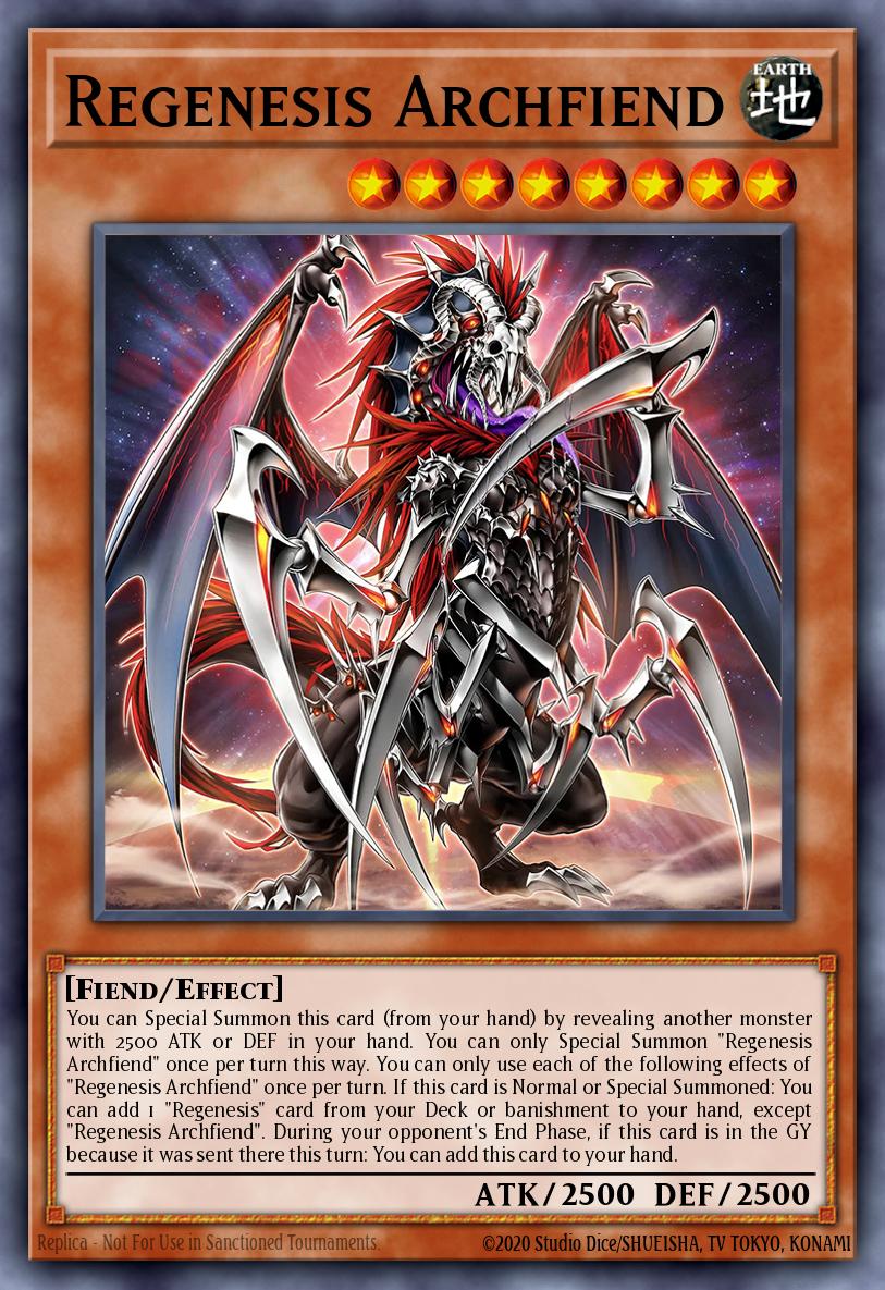 Regenesis Archfiend - ALIN-EN016 - Secret Rare - NM