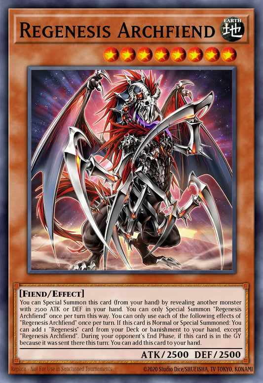 Regenesis Archfiend - ALIN-EN016 - Secret Rare - NM