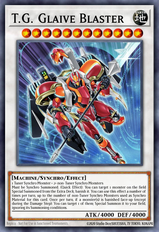 T.G. Glaive Blaster - AGOV-EN036 - Quarter Century Secret Rare - NM