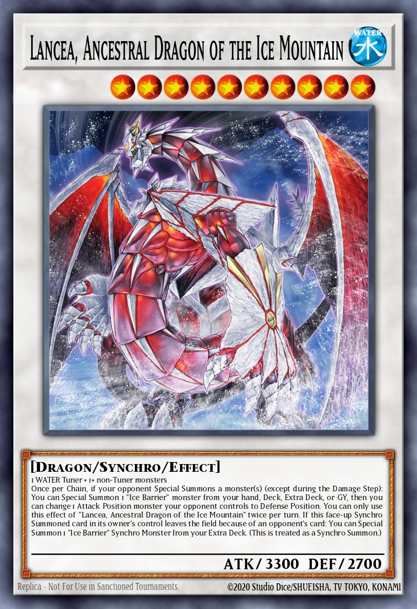 Lancea, Ancestral Dragon of the Ice Mountain - RA05-EN045 - Starlight Rare - NM