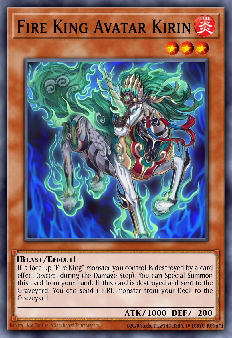 Fire King Avatar Kirin - SR14-EN007 - Common - NM
