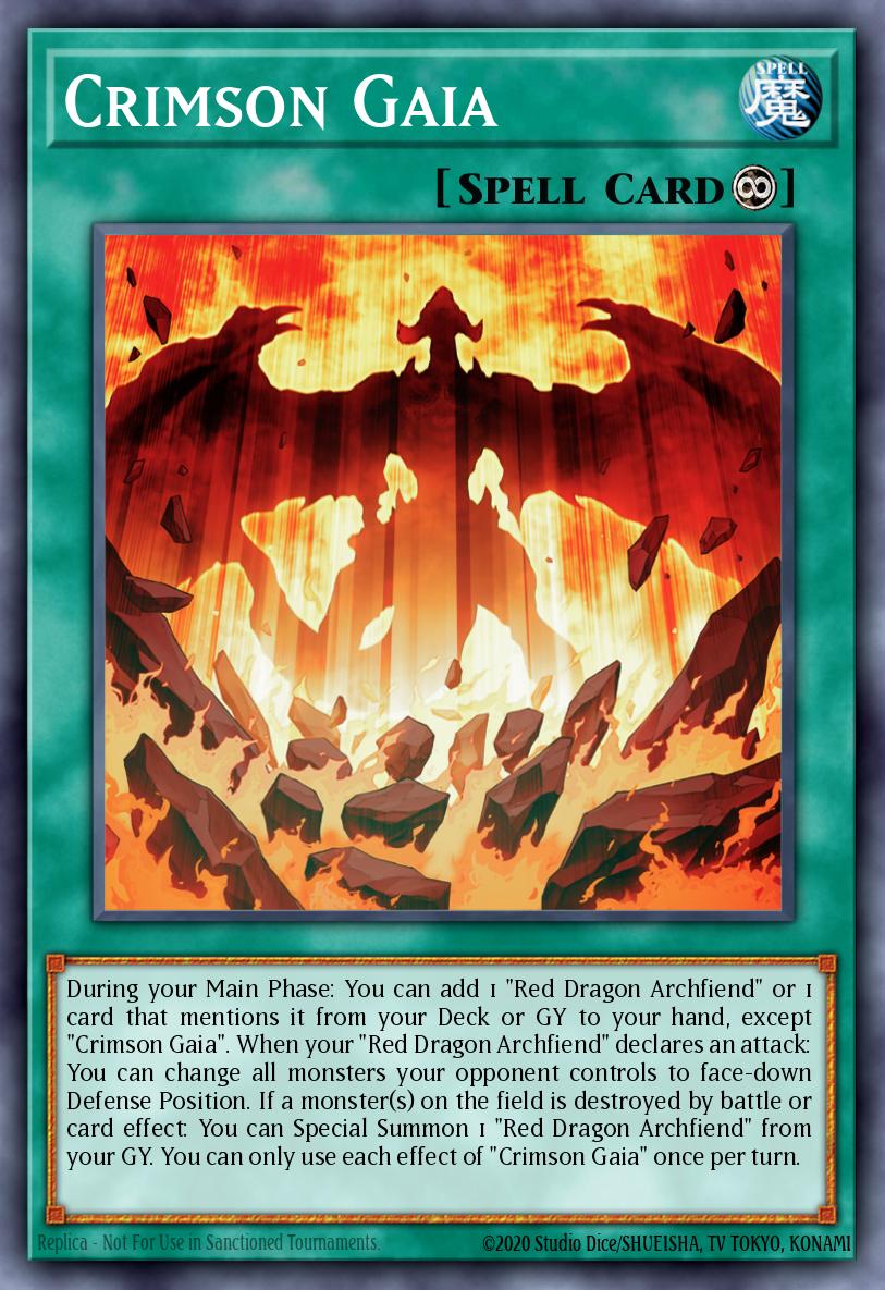 Crimson Gaia - RA05-EN070 - Ultra Rare - NM