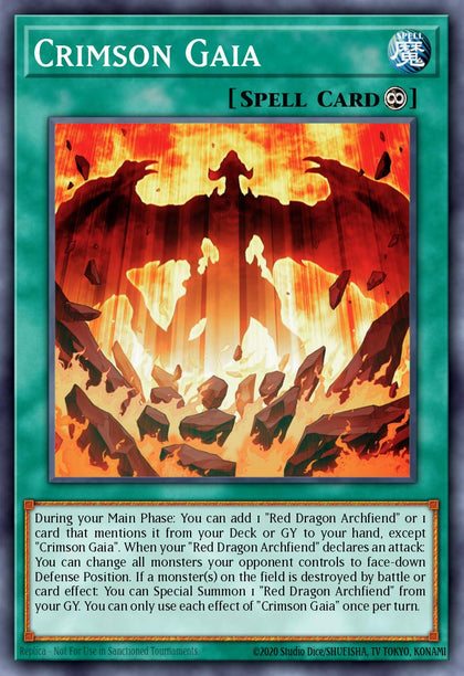 Crimson Gaia - RA05-EN070 - Ultra Rare - NM