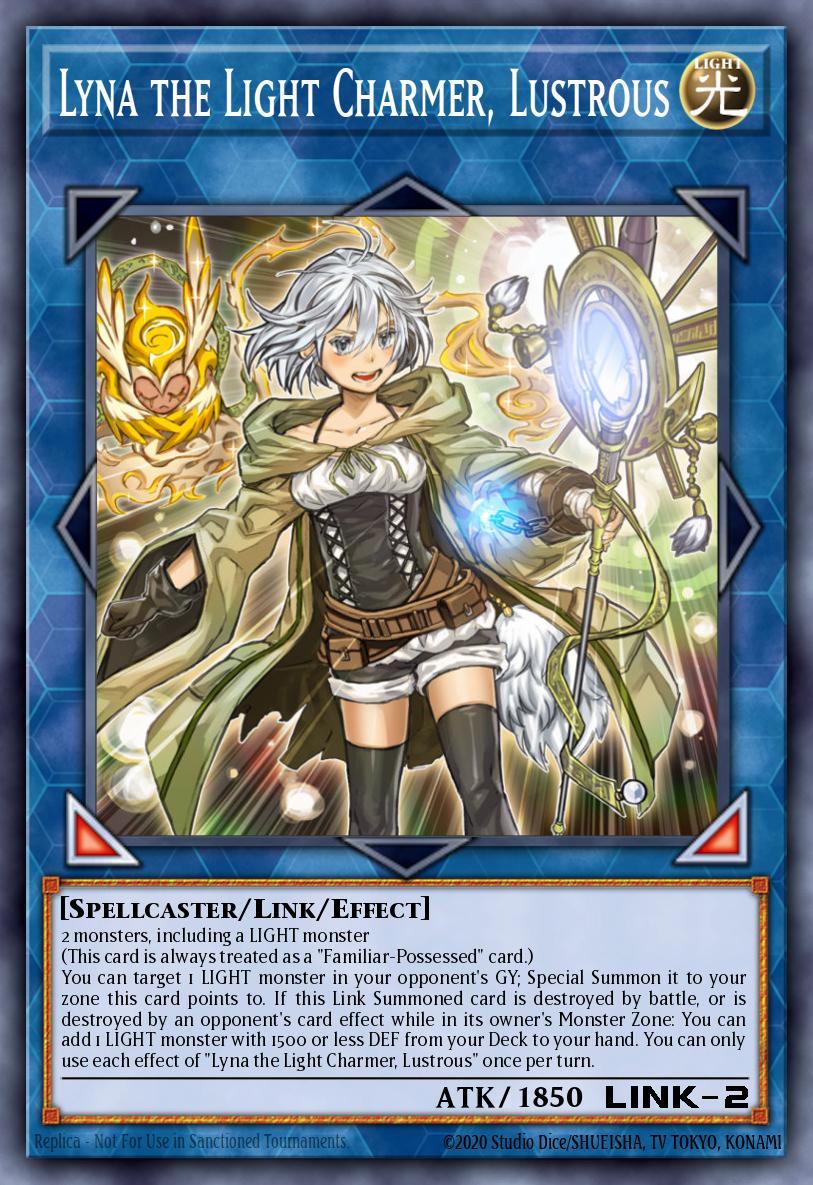 Lyna the Light Charmer, Lustrous - RA04-EN081 - Quarter Century Secret Rare - NM