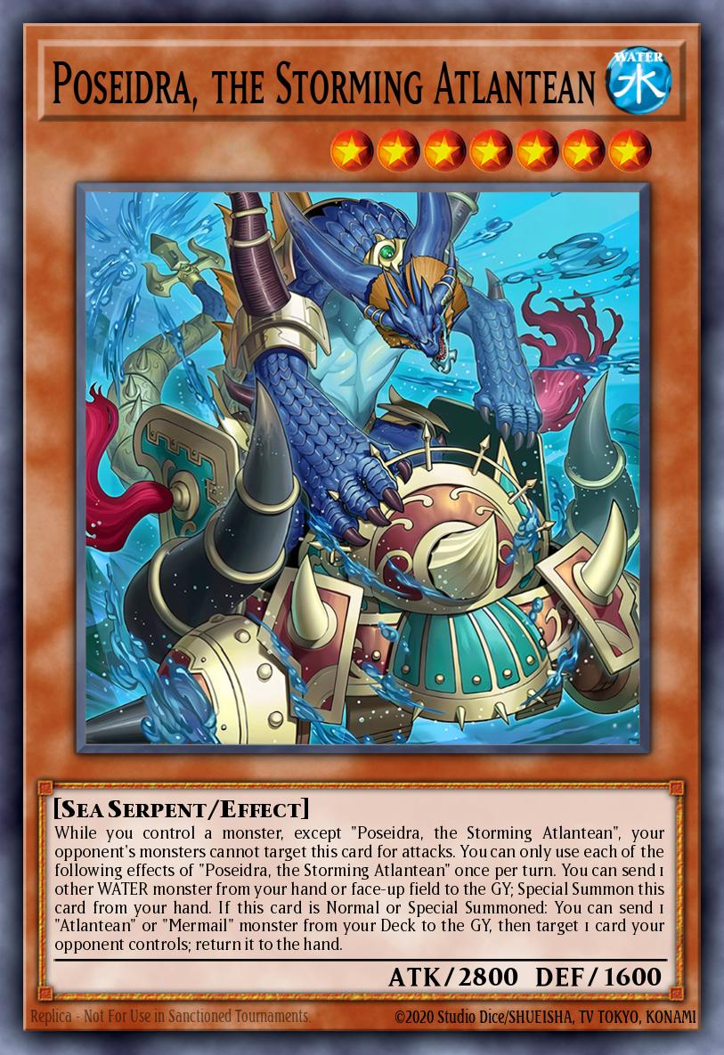 Poseidra, the Storming Atlantean - SUDA-EN016 - Secret Rare - NM