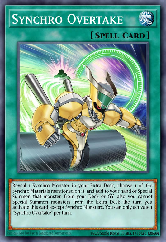 Synchro Overtake - DAMA-EN067 - Secret Rare - NM