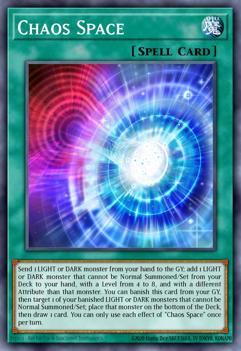 Chaos Space - RA01-EN065 - Quarter Century Secret Rare - MT