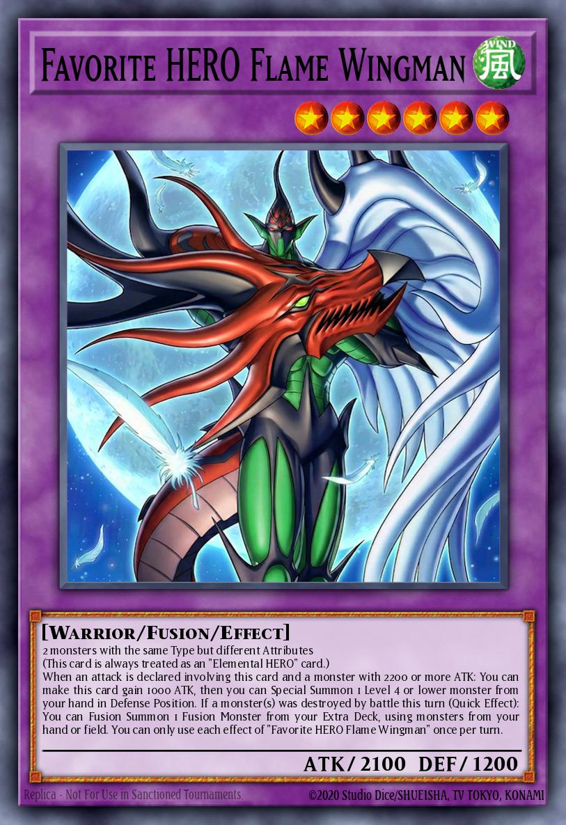 MAMO-EN005 "Favorite HERO Flame Wingman" Ultra Rare