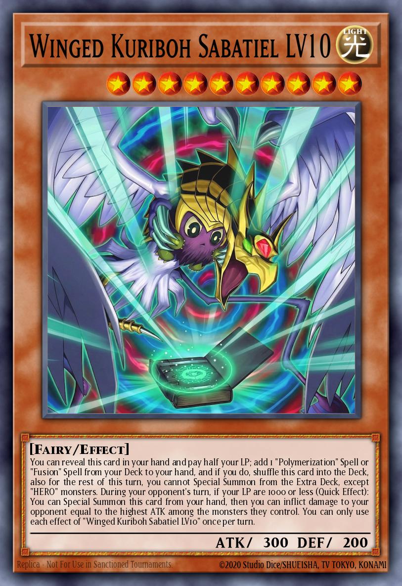 MAMO-EN006 "Winged Kuriboh Sabatiel LV10" Ultra Rare