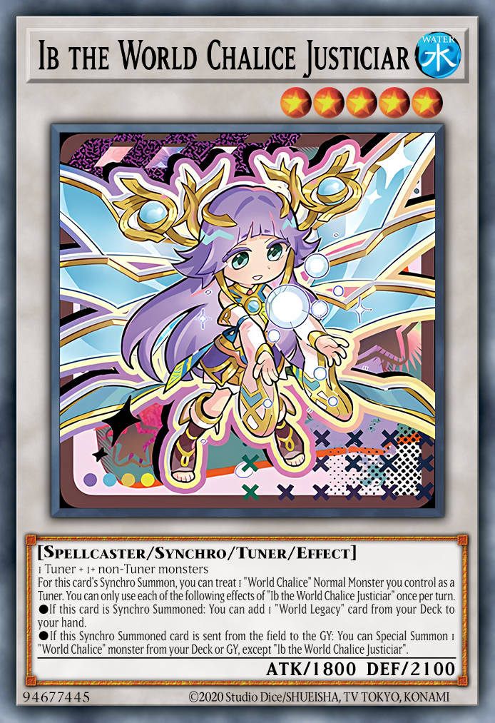 MAMO-EN034 "Ib the World Chalice Justiciar" Secret Rare (CHIBI)