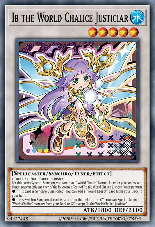MAMO-EN034 "Ib the World Chalice Justiciar" Secret Rare (CHIBI)