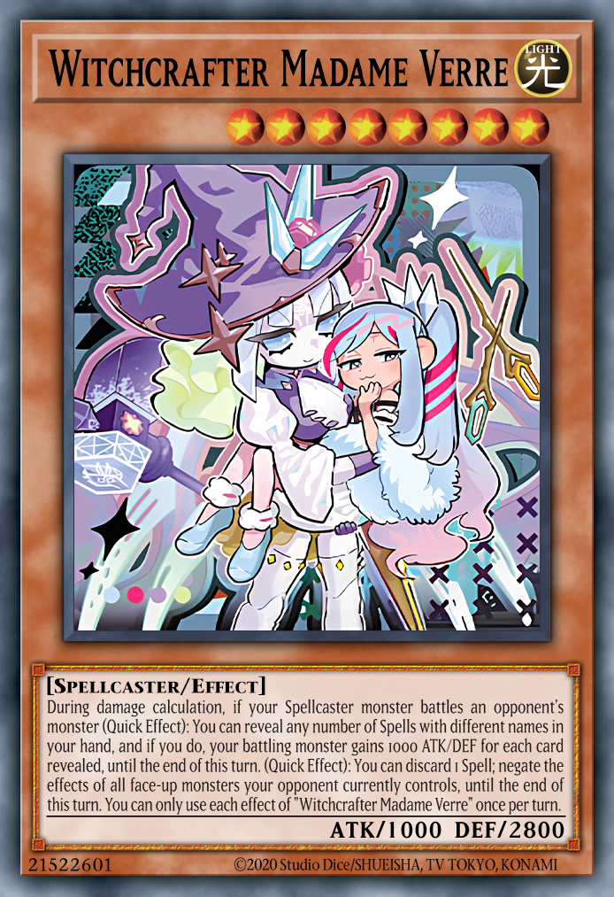 MAMO-EN031 "Witchcrafter Madame Verre" Ultra Rare (CHIBI)