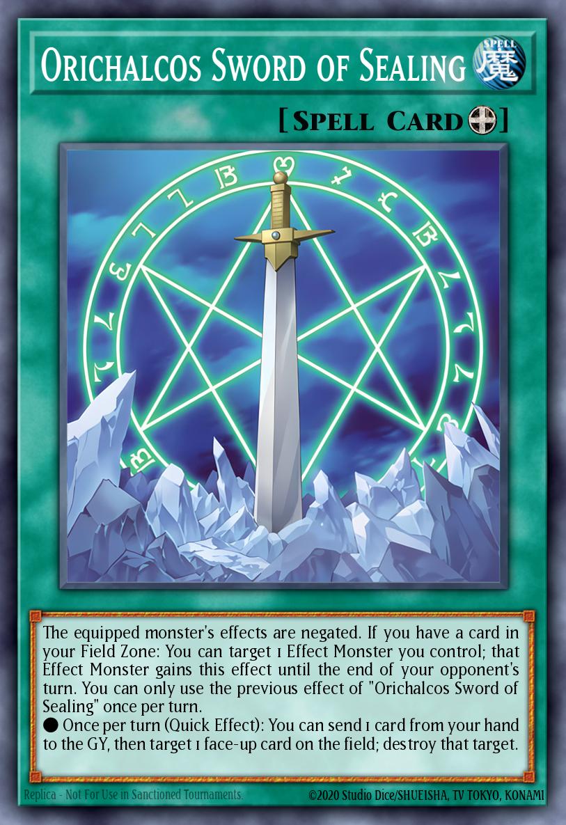 MAMO-EN022 "Orichalcos Sword of Sealing" Ultra Rare