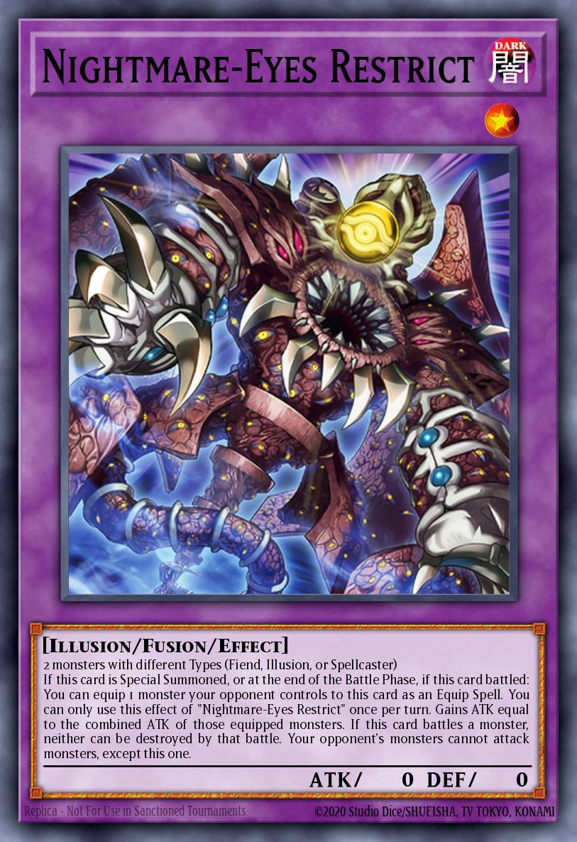 MAMO-EN122 "Nightmare-Eyes Restrict" Secret Rare