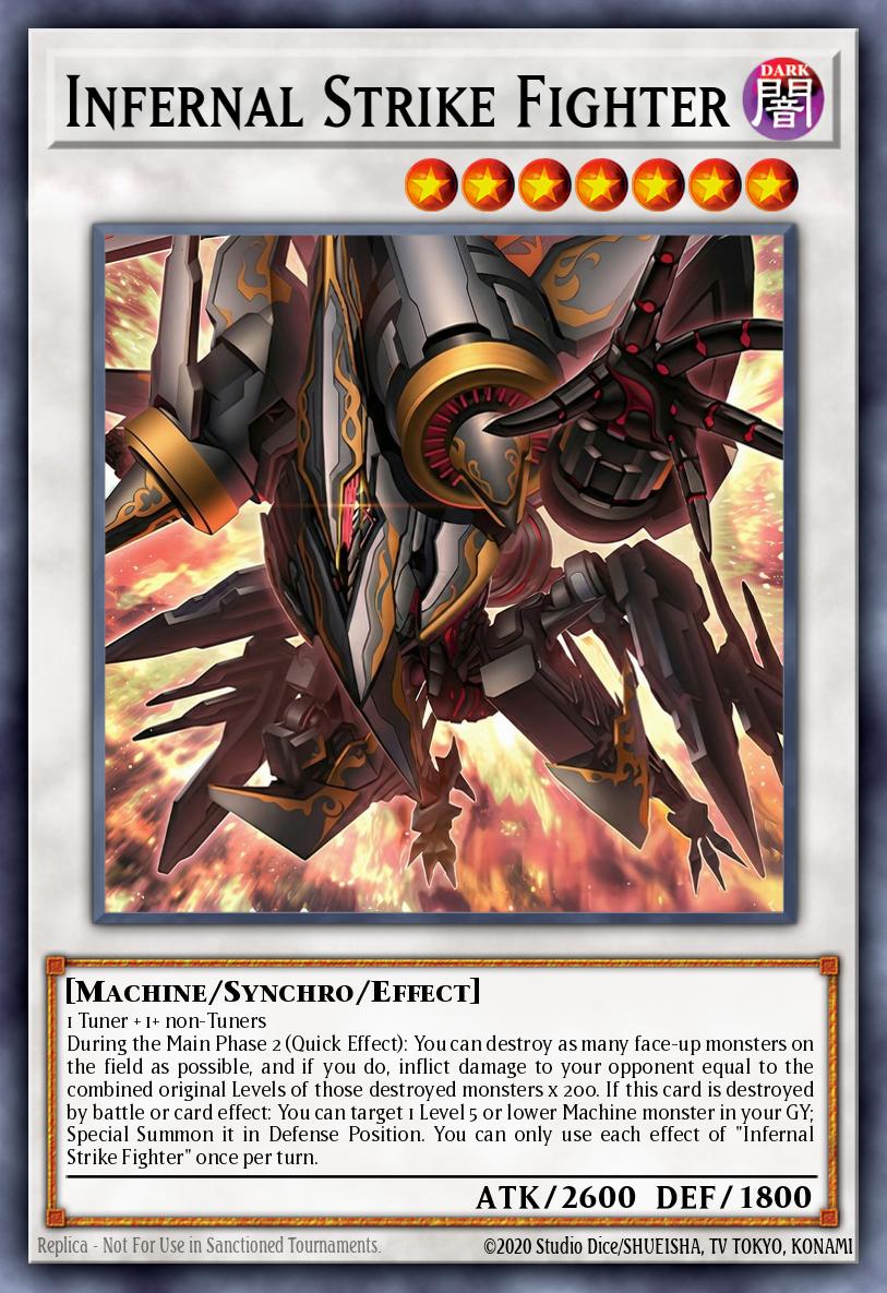 MAMO-EN123 "Infernal Strike Fighter" Secret Rare