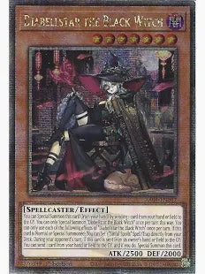 Diabellstar the Black Witch - RA04-EN047 - Quarter Century Secret Rare - NM