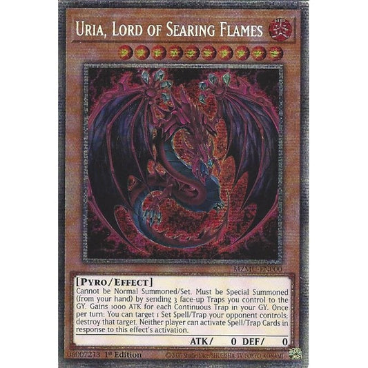 Uria, Lord of Searing Flames - MZMU-EN000 - Starlight Rare - NM